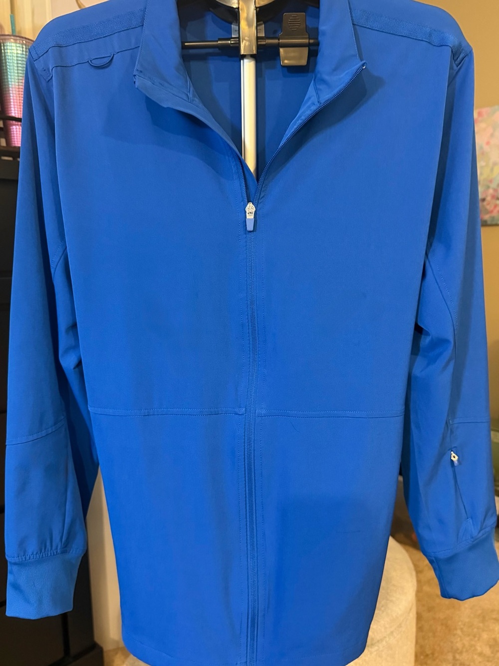 WhisperLite Women's Eris 5-Pocket Zip-Front Adjustable Waist Scrub Jacket